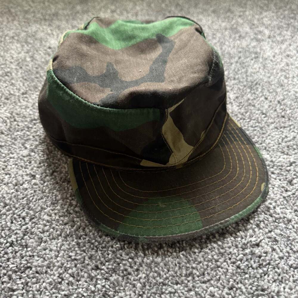 US Military Woodland Camouflage BDU Field Cap
